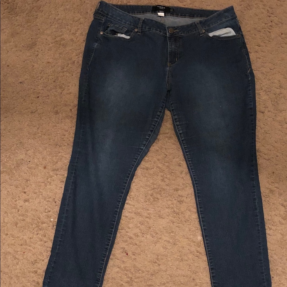 Dark wash jeans